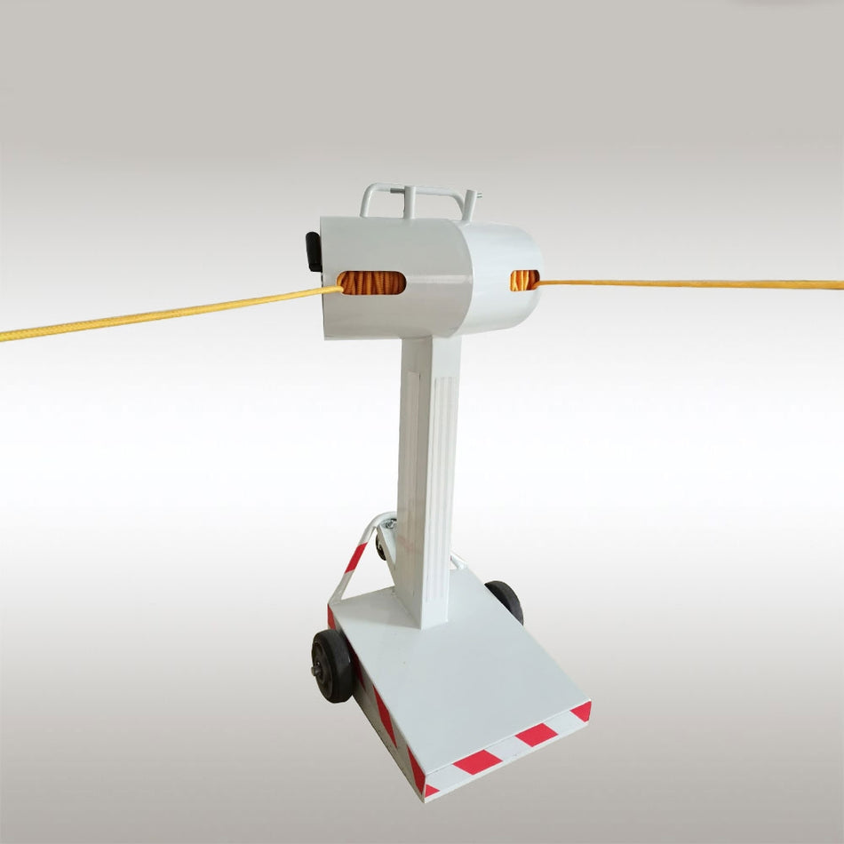 Flexibarrier -Rewind- Sistema de gestión de acceso/guía de pasajeros (2x28m cuerda)