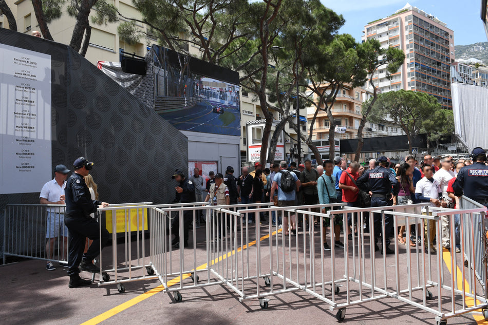 Barrera de seguridad extensible de aluminio