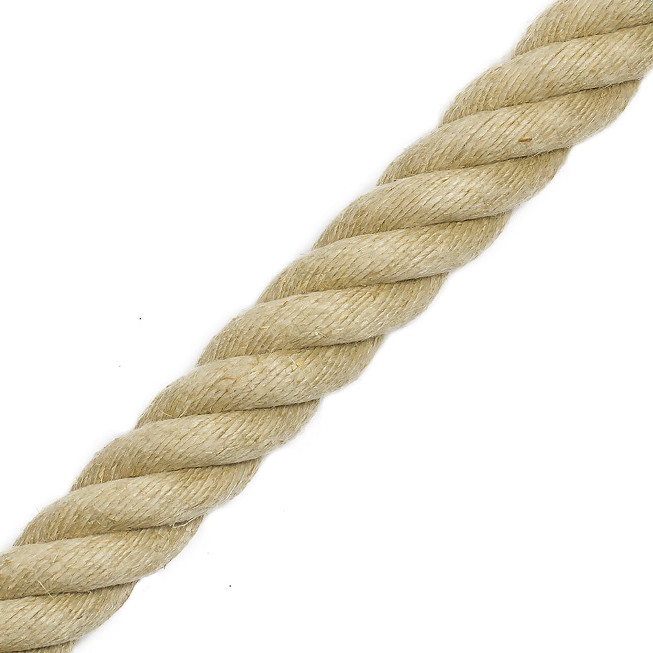 Cuerda de barrera – Cáñamo (Polyhemp/Spleitex) – Cortada a medida (sin enganches)
