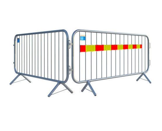 Flexibarrier Valla de contención – Basic – pie fijo, paquete completo (57.5 m)