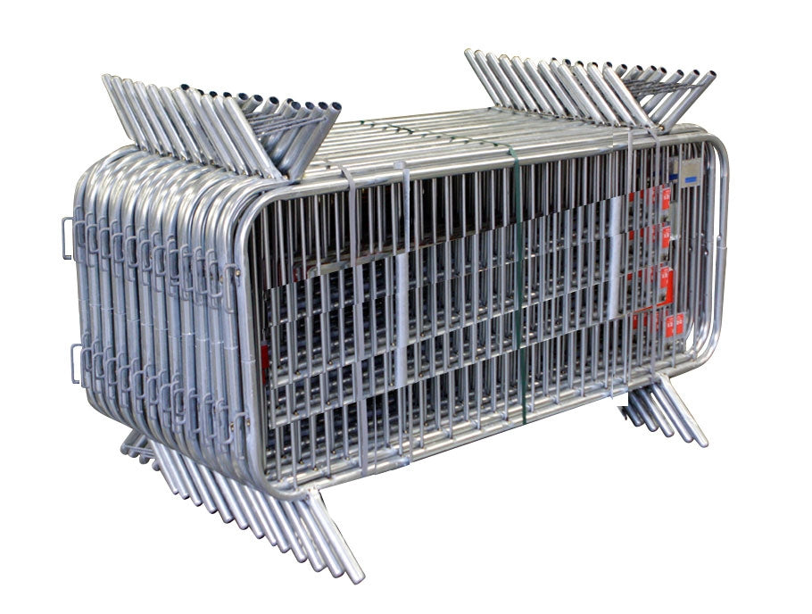 Flexibarrier Valla de contención - Basic - pie fijo, paquete completo (57.5m) sin reflectores