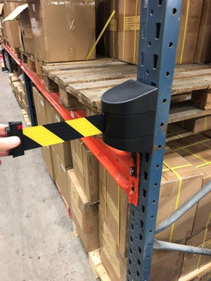 FlexiBarrier Soporte de pared - Magnético - (cinta de 4.5 o 10.0 metros)