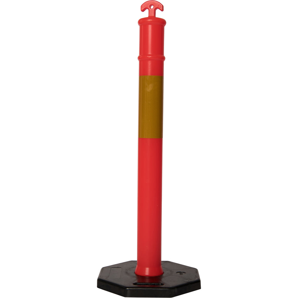 (10 Pack) - Flexibarrier Bolardo T-Top con base