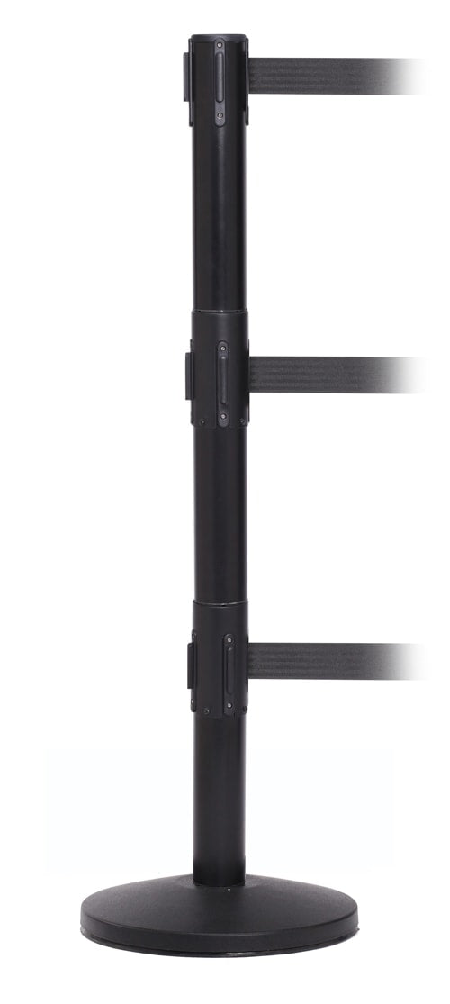 FlexiBarrier Poste de cinta - Pro Triple - (3x3.4m cinta)