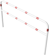Arco de protección de acero Ø 60 mm, con travesaño
