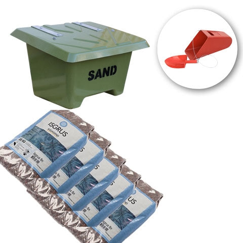 Cubeta de sal – Paquete completo con sal de roca y pala