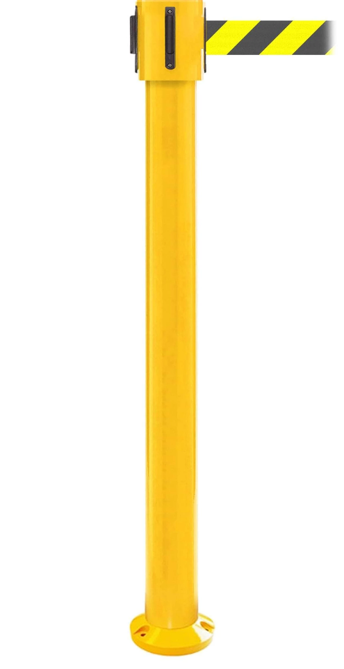 FlexiBarrier Poste de cinta - SafetyPlus Fijo - (cinta de 3.4m/4.9m/10.6m)