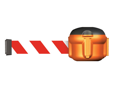 Sistema de barrera - Skipper Mini - longitud de cinta retráctil 9 m, rojo blanco