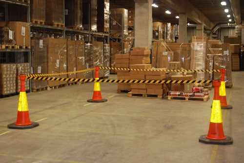 Paquete de barricada - Skipper exterior (4x9m Cinta de balizamiento)