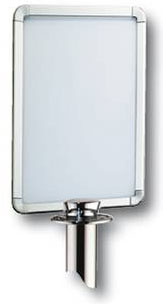 Marco de señal A4 o A3 para postes tradicionales (Viaguide)