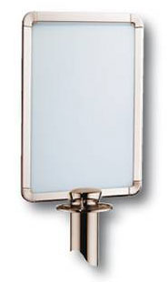 Marco de señal A4 o A3 para postes tradicionales (Viaguide)