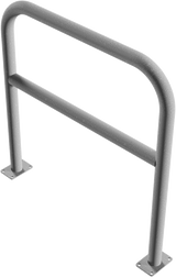 Arco de protección de acero Ø 60 mm, con travesaño
