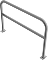 Arco de protección de acero Ø 60 mm, con travesaño