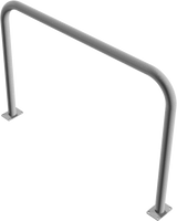 Arco de protección de acero Ø 60 mm, sin travesaño
