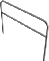 Arco de protección de acero Ø 60 mm, con travesaño