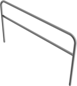 Arco de protección de acero Ø 60 mm, con travesaño