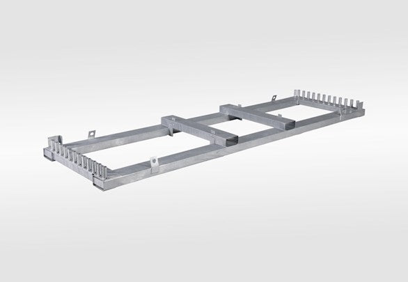 Palé de transporte para paneles de valla de obra (paneles de 3.5m)