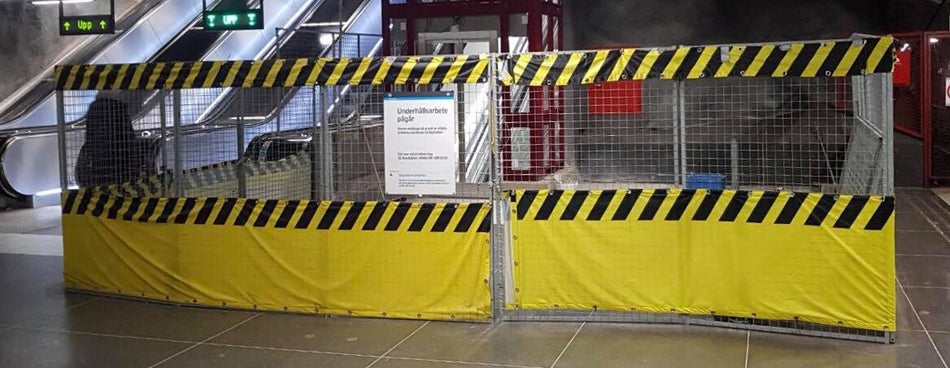 Cubierta de advertencia para Valla de obra